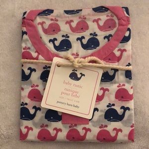 Pottery Barn Baby NWT Tunic 3-6m whales